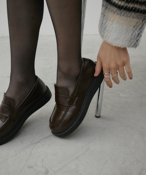 Aunt Marie's(アントマリーズ)の「【S,M,Lサイズ展開】ベーシックローファー(ローファー・レディース・ブラウン/ブラック・SMALL/MEDIUM/LARGE)」の19枚目の写真