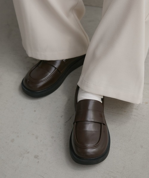 Aunt Marie's(アントマリーズ)の「【S,M,Lサイズ展開】ベーシックローファー(ローファー・レディース・ブラウン/ブラック・SMALL/MEDIUM/LARGE)」の7枚目の写真