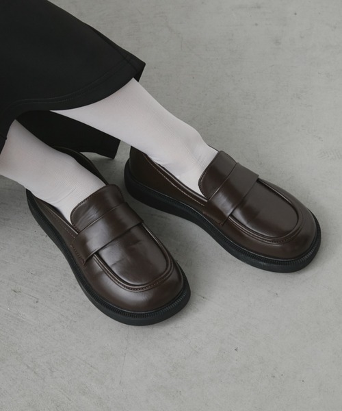 Aunt Marie's(アントマリーズ)の「【S,M,Lサイズ展開】ベーシックローファー(ローファー・レディース・ブラウン/ブラック・SMALL/MEDIUM/LARGE)」の14枚目の写真