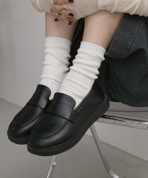 Aunt Marie's(アントマリーズ)の「【S,M,Lサイズ展開】ベーシックローファー(ローファー・レディース・ブラウン/ブラック・SMALL/MEDIUM/LARGE)」の10枚目の写真