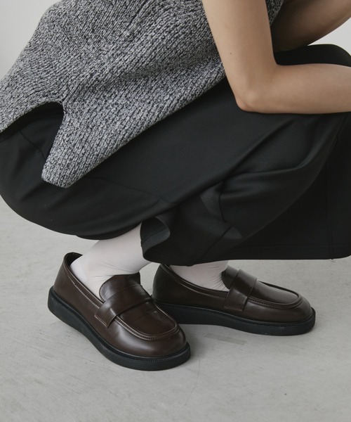 Aunt Marie's(アントマリーズ)の「【S,M,Lサイズ展開】ベーシックローファー(ローファー・レディース・ブラウン/ブラック・SMALL/MEDIUM/LARGE)」の15枚目の写真