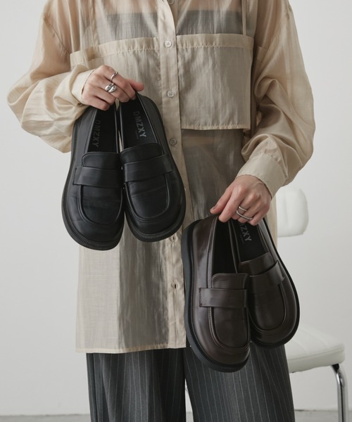 Aunt Marie's(アントマリーズ)の「【S,M,Lサイズ展開】ベーシックローファー(ローファー・レディース・ブラウン/ブラック・SMALL/MEDIUM/LARGE)」の11枚目の写真