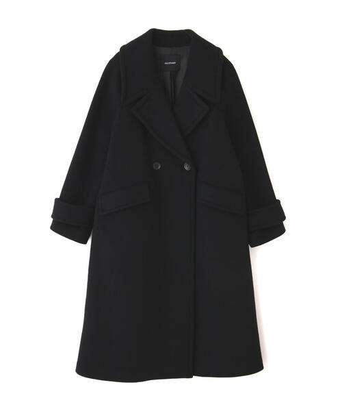 JILL STUART（ジルスチュアート）の「ダブルビーバーロングコート（ピーコート・レディース・ブラウン/ベージュ/ブラック・MEDIUM/SMALL）」の11枚目の写真