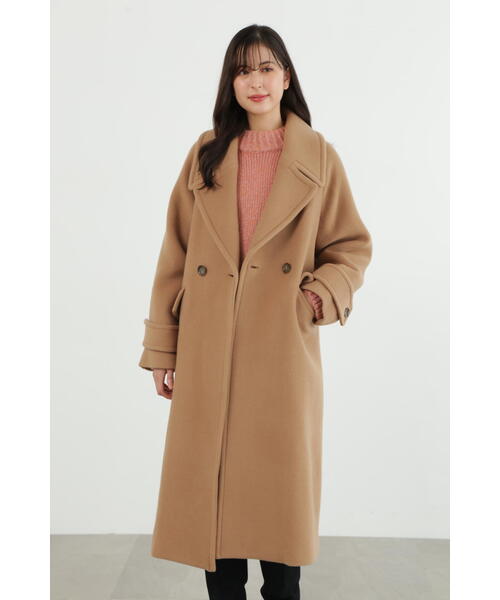 JILLSTUART☆ジルスチュアートミルクティーベージュ☆ウール ピーコート Jill by Jill Stuart ベージュ ピーコート JILLSTUART☆ジル