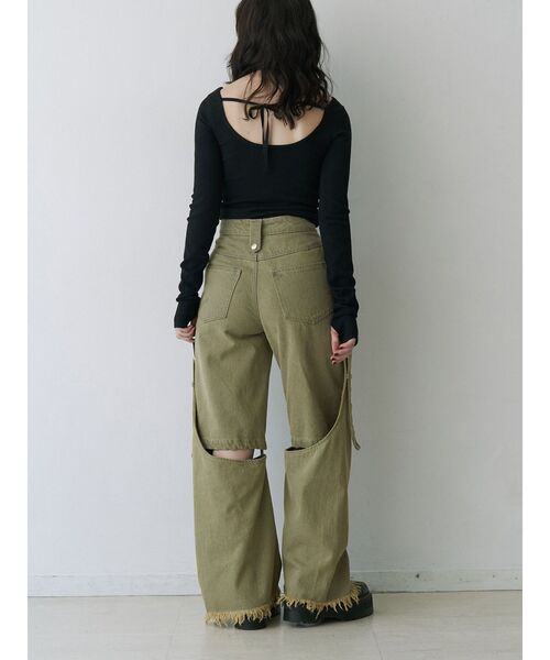 jouetie(ジュエティ)の「チョーカーネックニット(ニット/セーター・レディース・ブラック/ブルー/ピンク・MEDIUM)」の8枚目の写真