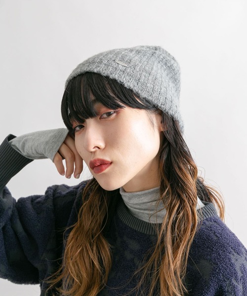 セール】プレートニットビーニー（ニットキャップ/ビーニー）｜KBF