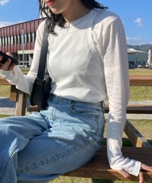 MILLER（ミラー）の「[MILLER ミラー] 別注 2ピース タンクトップレイヤードシアーカットソー（Tシャツ/カットソー）」