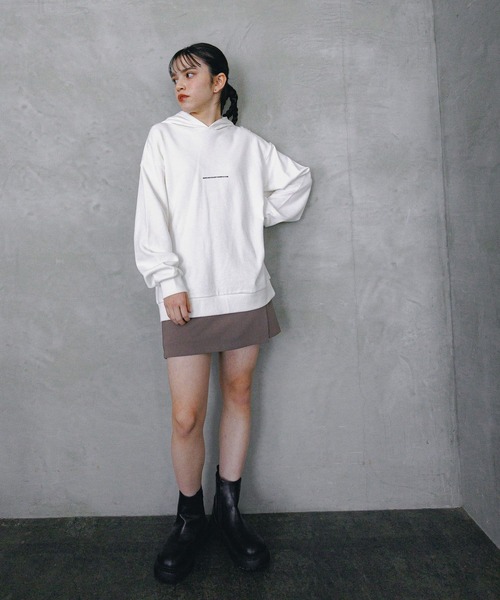 GLOBAL WORK（グローバルワーク）の「大人見えラップキュロット/AND YUA ANY/147484（スカート・キッズ・ベージュ/ブラック・SMALL/MEDIUM）」の8枚目の写真