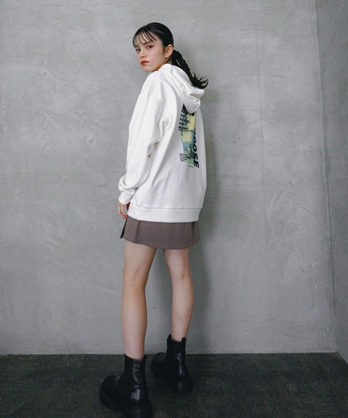 GLOBAL WORK（グローバルワーク）の「大人見えラップキュロット/AND YUA ANY/147484（スカート・キッズ・ベージュ/ブラック・SMALL/MEDIUM）」の10枚目の写真