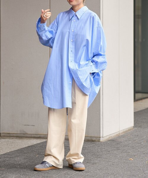 ストライプチュニックシャツ(シャツ/ブラウス)|OUTDOOR PRODUCTS(アウトドアプロダクツ) ストライプチュニックシャツ(シャツ/ブラウス)|OUTDOOR PRODUCTS(アウトドアプロダクツ)