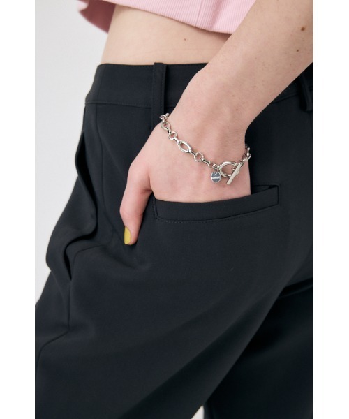 MOUSSY（マウジー）の「【WEB限定】MOUSSY ブレスレット（ブレスレット・レディース・シルバー/ブラック・FREE）」の2枚目の写真