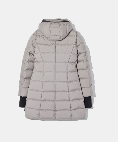 HERNO✧グレー ロングダウンコートダブルジッパー セール】HERNO Laminar GORE-TEX INFINIUM WINDSTOPPER ヘルノ