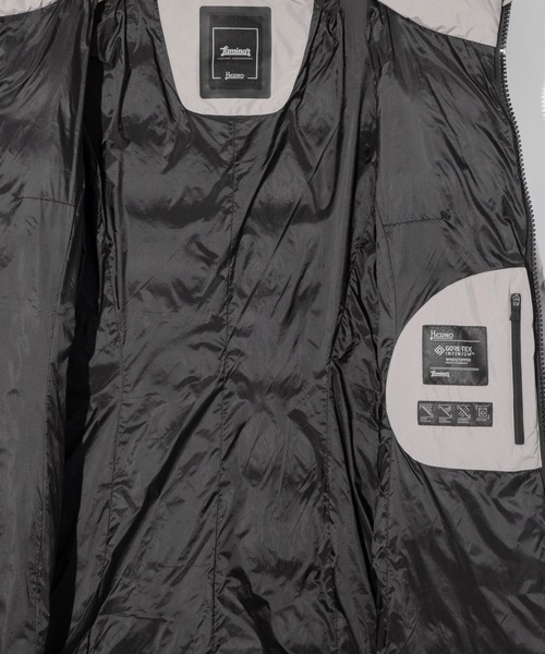 HERNO(ヘルノ)の「HERNO CAPES2 LAYER WINDSTOPPER PARKA ヘルノ ケープ ダウンコート(ダウンジャケット/コート・レディース・ネイビー/ライトグレー/ブラック/クリーム・40/44/42/38)」の6枚目の写真