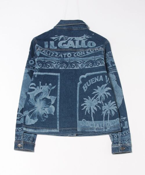 Desigual（デシグアル）の「POSTALS デニムジャケット（デニムジャケット・レディース・ブルー・S/M/L/XS/XL）」の9枚目の写真