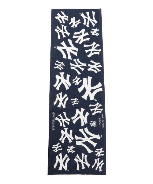 BEAMS BOY(ビームスボーイ)の「INFIELDER DESIGN / MLB ストール(ストール/ショール・レディース・ネイビー/ブルー・ONE SIZE)」の2枚目の写真
