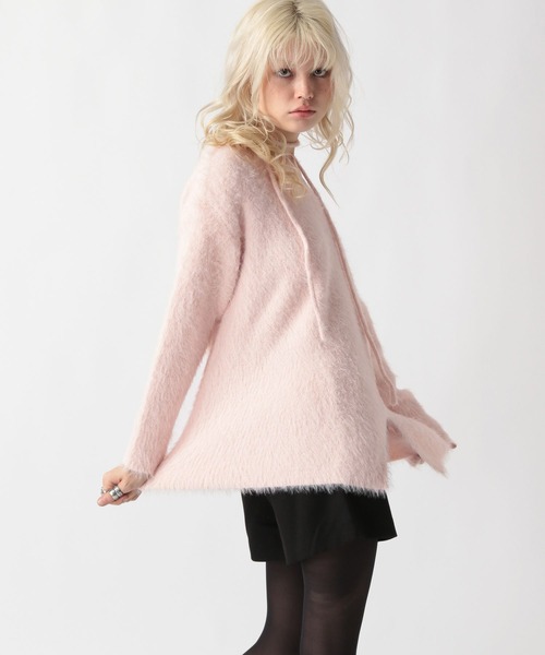 FOREVER 21（フォーエバー トゥエンティーワン）の「【2025SS】シャギーチュニックニットワンピース（チュニック・レディース・グレー/ナチュラル/ピンク・FREE）」の7枚目の写真