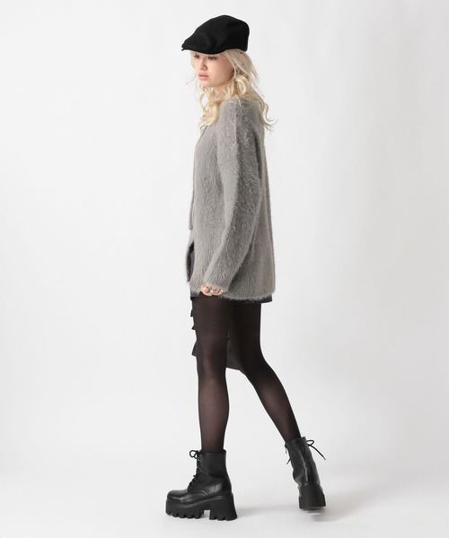 FOREVER 21（フォーエバー トゥエンティーワン）の「【2025SS】シャギーチュニックニットワンピース（チュニック・レディース・グレー/ナチュラル/ピンク・FREE）」の10枚目の写真