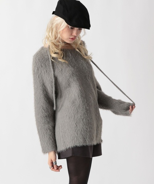 FOREVER 21（フォーエバー トゥエンティーワン）の「【2025SS】シャギーチュニックニットワンピース（チュニック・レディース・グレー/ナチュラル/ピンク・FREE）」の12枚目の写真