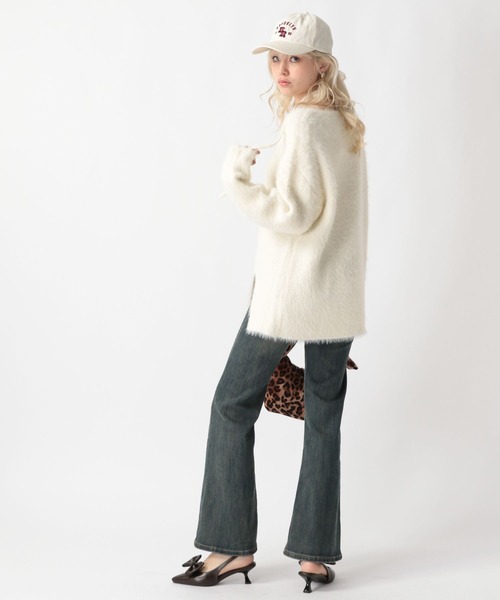 FOREVER 21（フォーエバー トゥエンティーワン）の「【2025SS】シャギーチュニックニットワンピース（チュニック・レディース・グレー/ナチュラル/ピンク・FREE）」の15枚目の写真