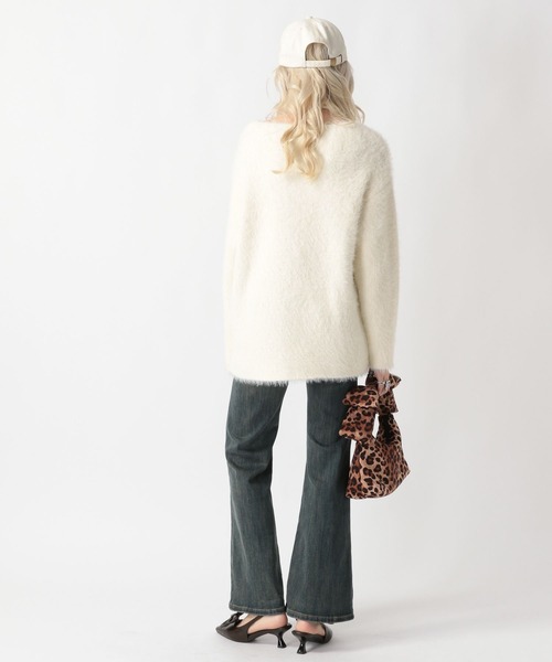 FOREVER 21（フォーエバー トゥエンティーワン）の「【2025SS】シャギーチュニックニットワンピース（チュニック・レディース・グレー/ナチュラル/ピンク・FREE）」の16枚目の写真