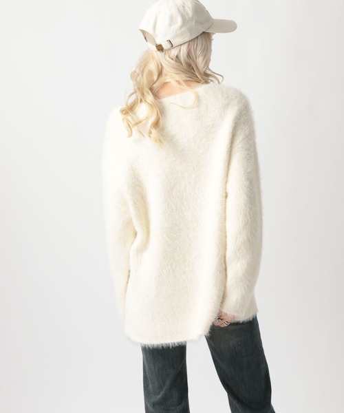 FOREVER 21（フォーエバー トゥエンティーワン）の「【2025SS】シャギーチュニックニットワンピース（チュニック・レディース・グレー/ナチュラル/ピンク・FREE）」の18枚目の写真