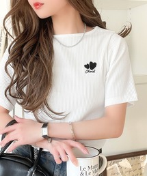 42002　FABRIQUE　ファブリケ　ピグメント加工ボートネックロンT　ホワイト(白)　ベージュ　エンジ　日本製　made in japan Tシャツ/カットソー（ホワイト/白色系・ボートネック