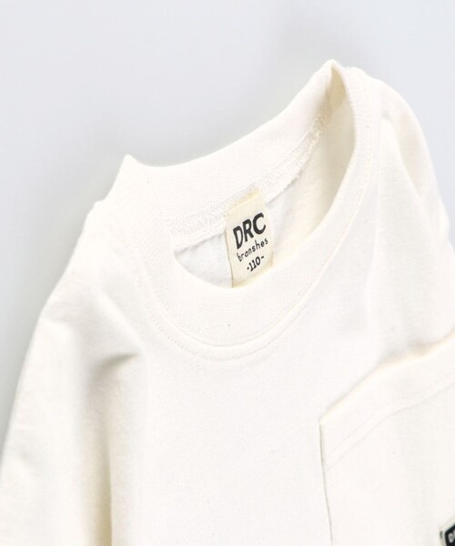 DRC branshes(ディーアールシーブランシェス)の「【WEB限定/DRC/綿100%】ポケット長袖Tシャツ(Tシャツ/カットソー・キッズ・その他3/その他2/その他1/ラベンダー/ブルーグレー/ブラック/その他4/オフホワイト・130/120/160/90/100/110/140/150)」の9枚目の写真