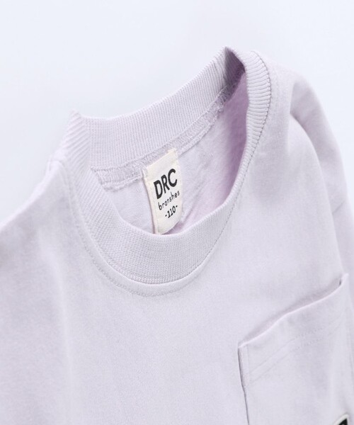 DRC branshes(ディーアールシーブランシェス)の「【WEB限定/DRC/綿100%】ポケット長袖Tシャツ(Tシャツ/カットソー・キッズ・その他3/その他2/その他1/ラベンダー/ブルーグレー/ブラック/その他4/オフホワイト・130/120/160/90/100/110/140/150)」の15枚目の写真