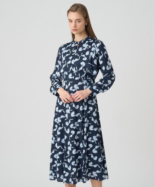 Rene♡ルネ♡2023年♡チューリッププリントワンピース 【公式通販】