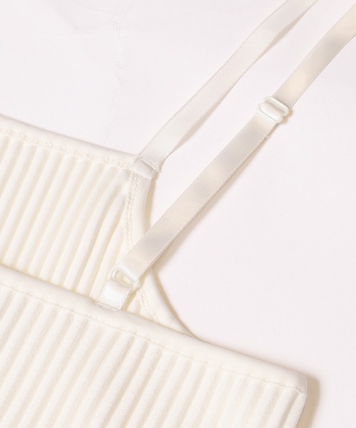 coca（coca）（コカ）の「ジョーゼットリブIラインワンピース（ワンピース・レディース・アイボリー/ブラック・L/M）」の4枚目の写真