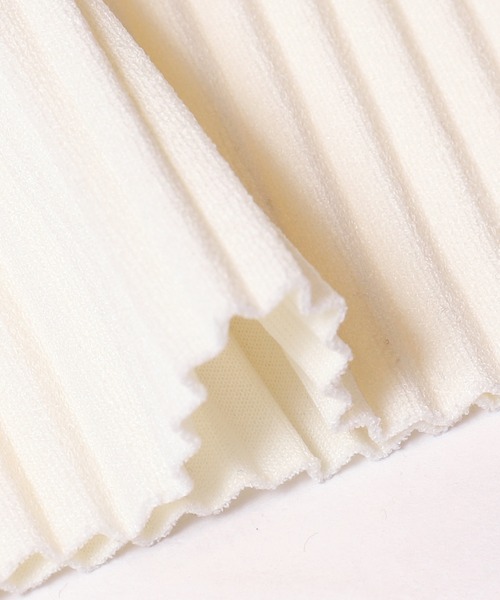 coca（coca）（コカ）の「ジョーゼットリブIラインワンピース（ワンピース・レディース・アイボリー/ブラック・L/M）」の5枚目の写真