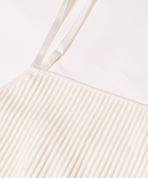 coca（coca）（コカ）の「ジョーゼットリブIラインワンピース（ワンピース・レディース・アイボリー/ブラック・L/M）」の3枚目の写真