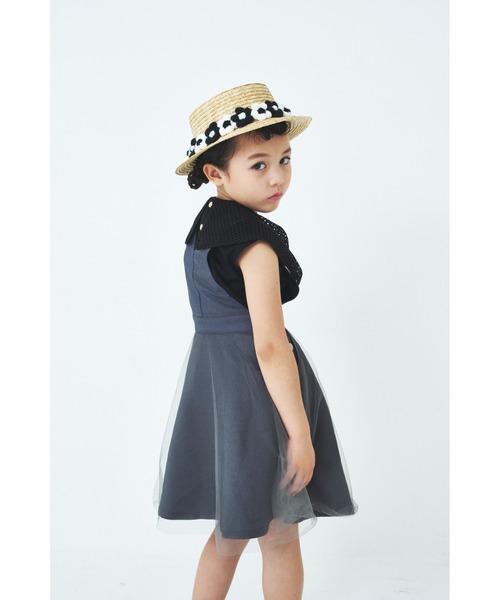 MR(まる)の「天然草木小花カンカン帽(ハット・キッズ・ベージュ・52cm)」の3枚目の写真