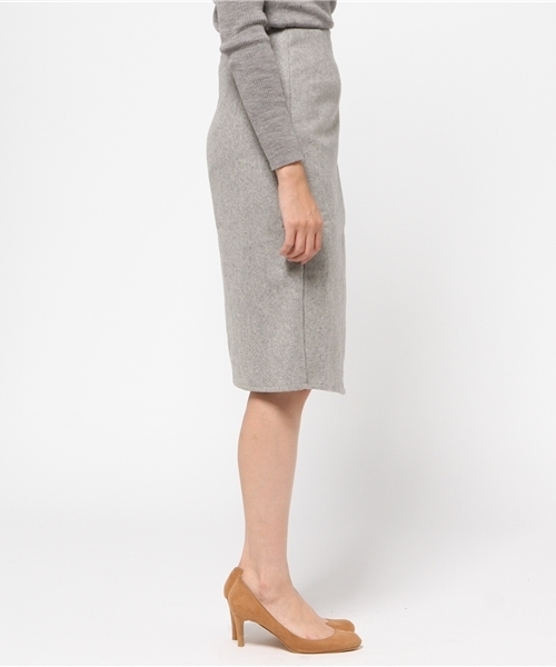 Chico（チコ）の「【who's who Chico】ウールタイトスカート（スカート・レディース・ピンクベージュ/グレー・FREE）」の6枚目の写真