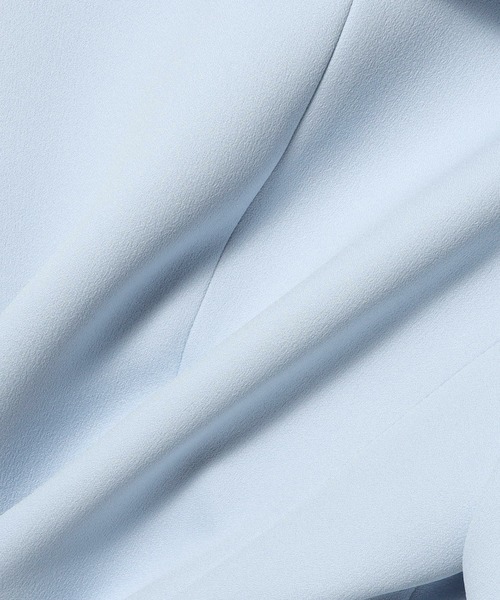 ESTNATION（エストネーション）の「ESTNATION / ビッグカラ－ コンパクト ジャケット（その他アウター・レディース・ライトブルー/オフホワイト・38/36）」の11枚目の写真