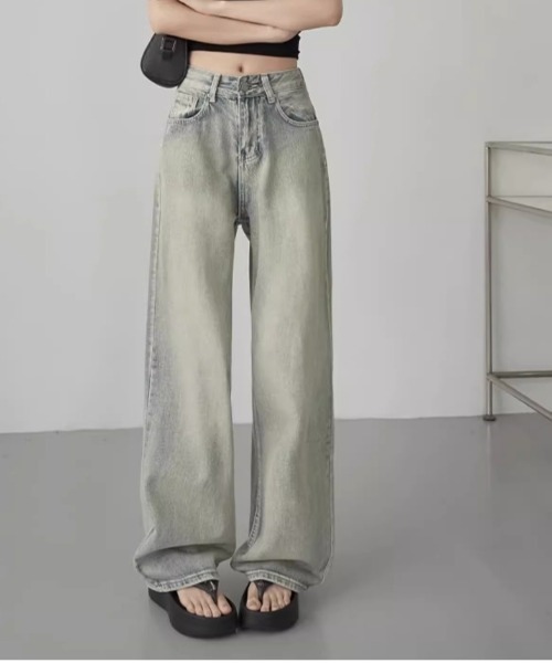 gossip！ロサンゼルス（ゴシップロサンゼルス）の「Y2K レトロルーズデニム（デニムパンツ・レディース・ブルー系その他・M/L）」の3枚目の写真