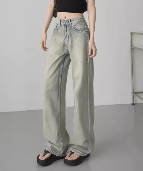 gossip！ロサンゼルス（ゴシップロサンゼルス）の「Y2K レトロルーズデニム（デニムパンツ・レディース・ブルー系その他・M/L）」の5枚目の写真