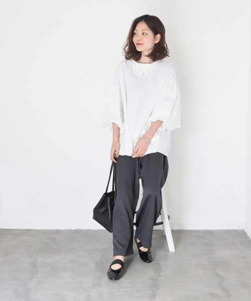 SOROTTO（ソロット）の「晴雨兼用 ゴムベルト付きレインパンプス/スクエアトゥ（レインシューズ・レディース・ブラック系その他/グレイッシュベージュ/ブラック・23.5cm/24.5cm/23.0cm/24.0cm/22.5cm）」の19枚目の写真