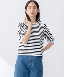 フラワーメタル ニットTシャツ
