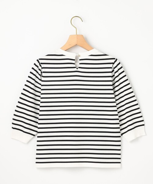 組曲 S(クミキョク チイサイサイズ)の「フラワーメタル ニットTシャツ(ニット/セーター・レディース・ライトグリーン系/ブラック系/ブルー系/アイボリー系/アイボリー系1/オールドローズ系・S2)」の22枚目の写真
