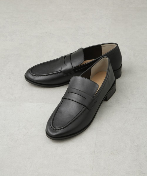 NANO universe(ナノユニバース)の「コインローファー(ローファー・レディース・ブラック/ブラウン・38/36/37)」の3枚目の写真