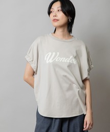 Munich | シャーリングロゴトップス(Tシャツ/カットソー)