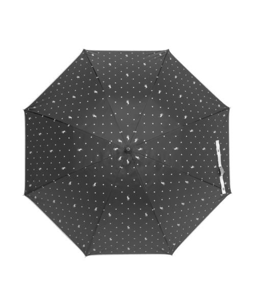 値下げラルフローレン　雨傘黒ドット POLO RALPH LAUREN ポロ ラルフローレン 傘 雨傘 長傘