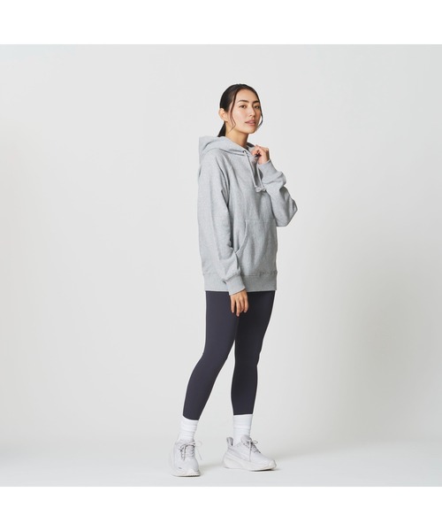 TIGORA（ティゴラ）の「ティゴラ TIGORA フィットネス ロングタイツ(無地カラー)（タイツ/ストッキング・レディース・ブラック/エメラルド/ライラック/スモークピンク/ダークブルー/ダークグレー・S/M/L/XL/3XL/2XL）」の12枚目の写真