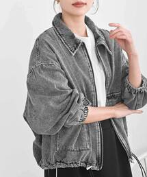 rps | デニムステンカラーブルゾン(デニムジャケット)