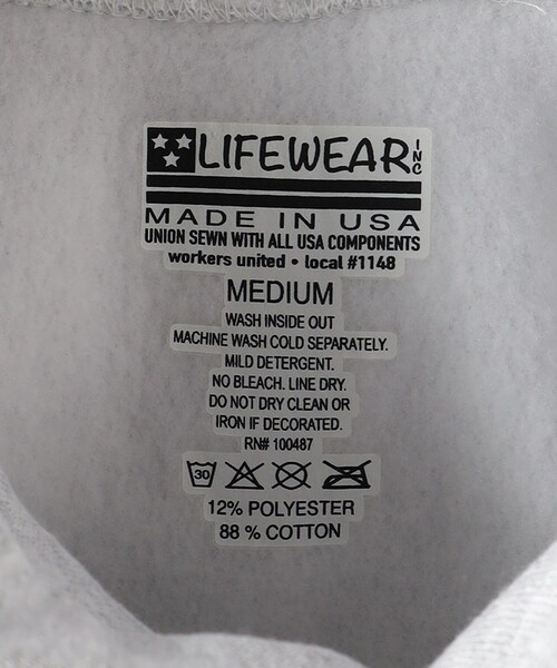 Steven Alan（スティーブンアラン）の「＜LIFEWEAR＞ HVY HOODIE/パーカー（パーカー・メンズ・グレー/ブラック・S/M）」の10枚目の写真