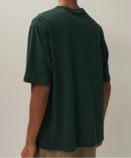 ATON（エイトン）の「ATON (エイトン)DRY COTTON JERSEY | CREWNECK T-SHIRT（Tシャツ/カットソー・メンズ・モスグリーン/ホワイト/ブラック・6/4/2）」の10枚目の写真
