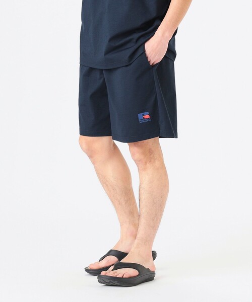 Russell Athletic（ラッセルアスレティック）の「【別注】RUSSELL ATHLETIC / DRI-POWER SHORTS（その他パンツ・メンズ・ネイビー/ブラック・SMALL/MEDIUM/LARGE/X-LARGE）」の2枚目の写真