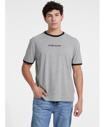 GUESS JEANS | GUESS JEANS Ss Cn Reg Logo Embro Ringer 半袖Tシャツ(Tシャツ/カットソー)