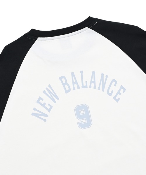 NEW BALANCE（ニューバランス）の「ラグラン3/4スリーブTシャツ（Tシャツ/カットソー・メンズ・オフホワイト/ライトグレー・X-LARGE/LARGE/MEDIUM/SMALL/XX-LARGE）」の6枚目の写真
